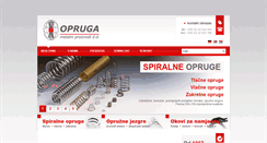 Desktop Screenshot of opruga.hr